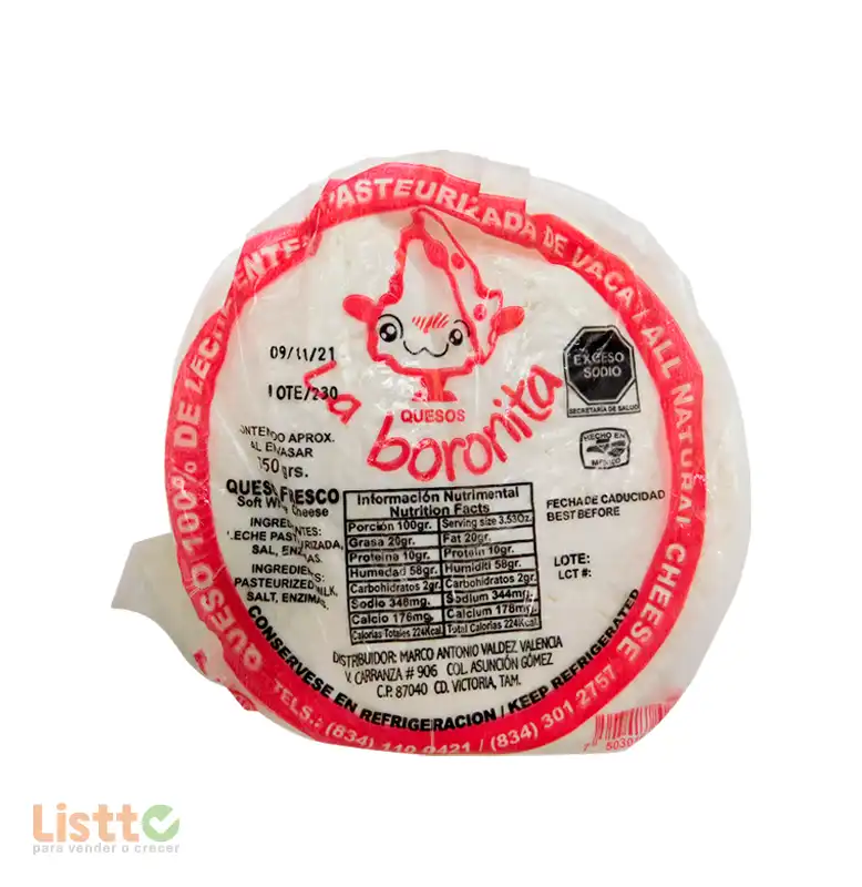 Queso Molido La Boronita 750 gr.
