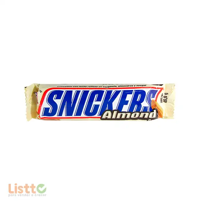 Chocolate Snickers Almendra 49.9 Gr.