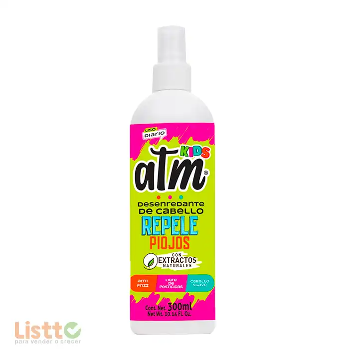 Desenredante ATM con Repele para Piojos 300 ml.