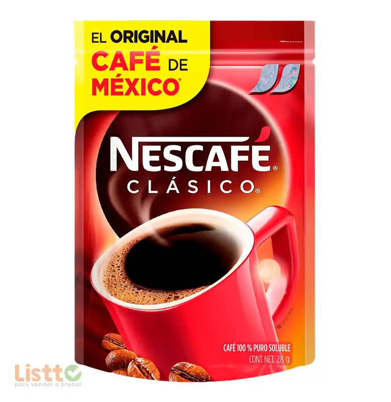 Café Nescafé Clásico Sobre 28 gr.