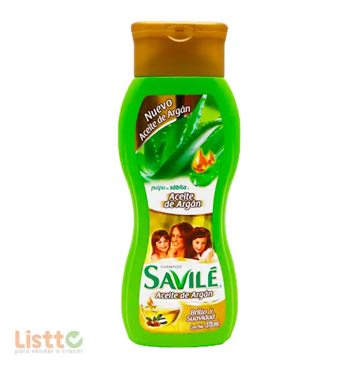 Shampoo Savilé Aceite de Argan 370 ml.