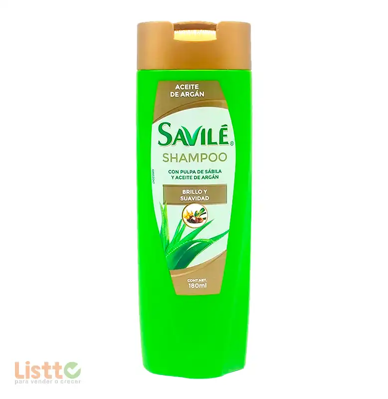 Shampoo Savilé Aceite de Argán 180 ml.