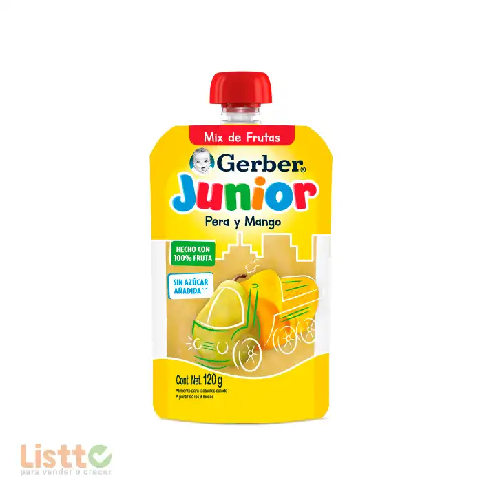 Gerber Junior Pera Mango Pouch 120 gr.