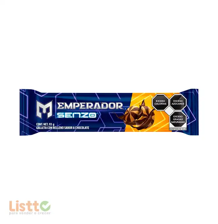 Galletas Gamesa Sándwich Emperador Senzo Chocolate 93 gr.