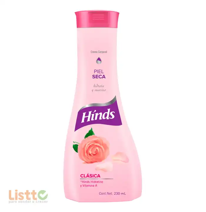 Crema Hinds Clásica Piel Reseca 230 ml.