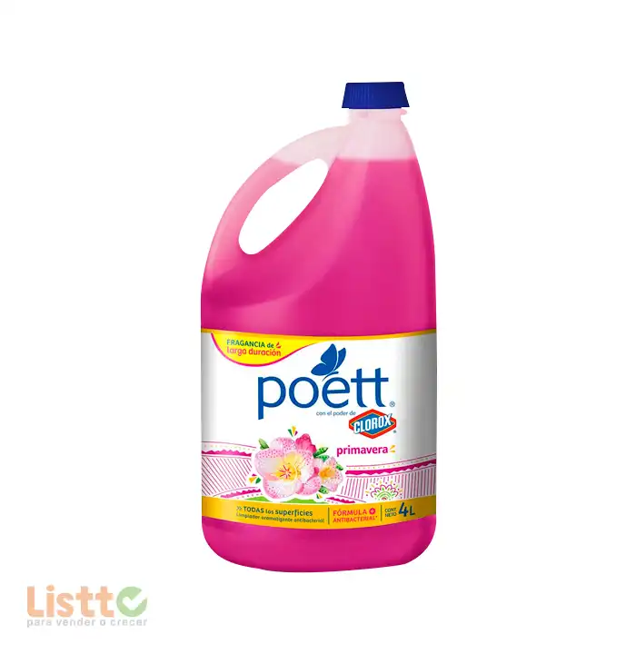 Limpiador Poett Primavera 4 lt.