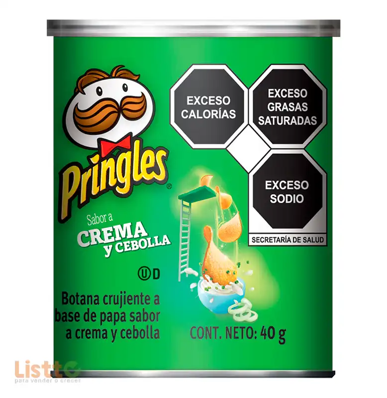 Pringles Papas Crema Cebolla 40 gr.