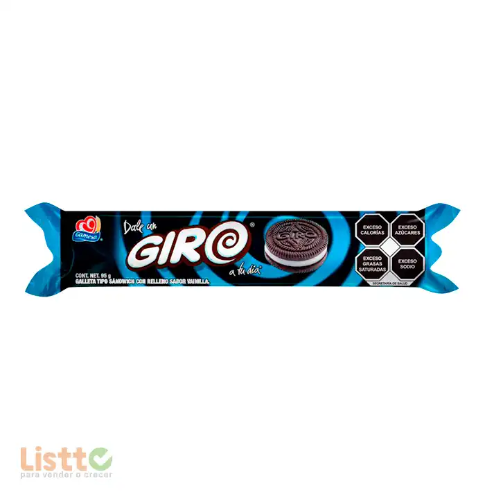 Galletas Gamesa Sándwich Giro 95 gr.