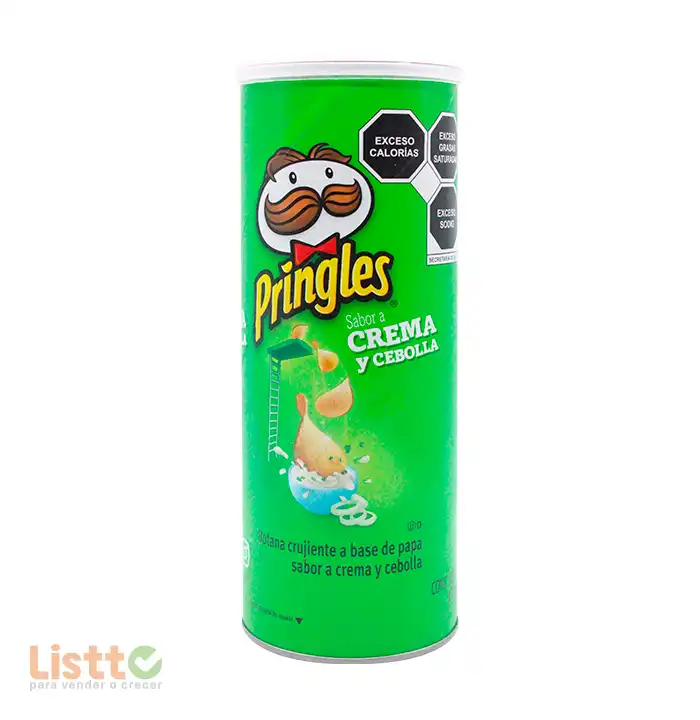 Pringles Papas Crema Cebolla 124 gr.