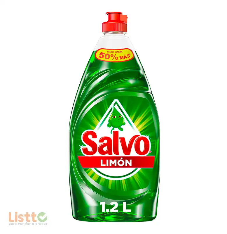 Detergente Salvo Limón Líquido 1.2 lt.