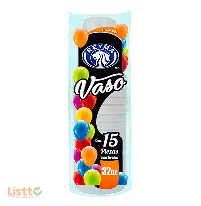 Vaso Térmico Reyma 32 Oz 15 pz.