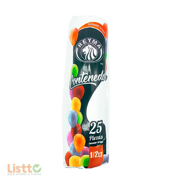 Vaso Térmico Reyma 1/2 litro 25 pz