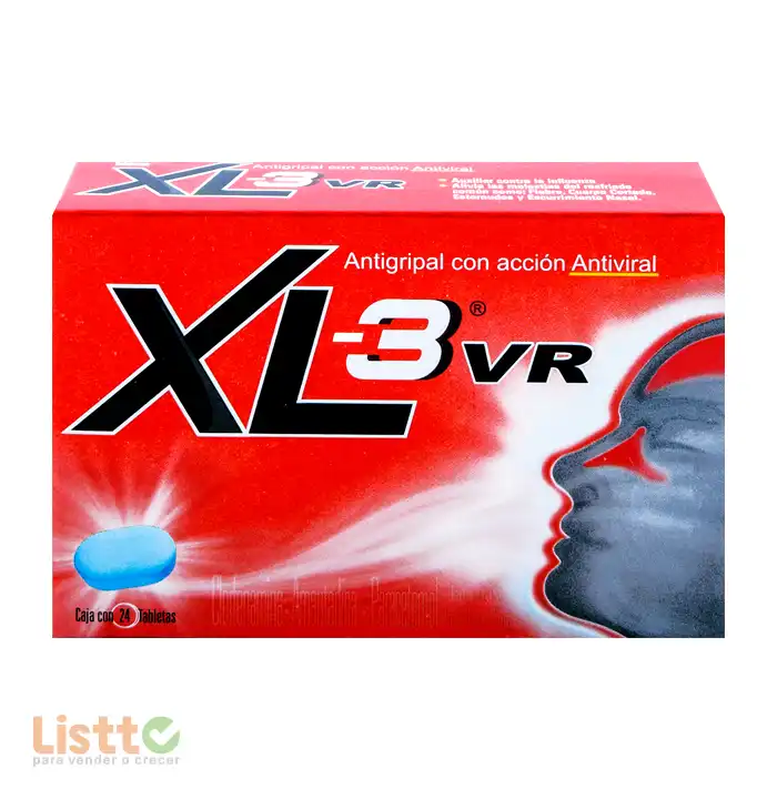 xl-3 Vr Tabletas 24 Pz.
