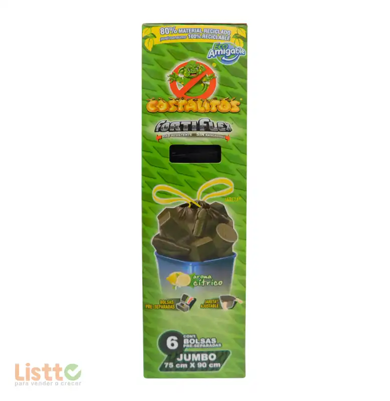 Bolsa para Basura Costalitos Jumbo 6 pz.