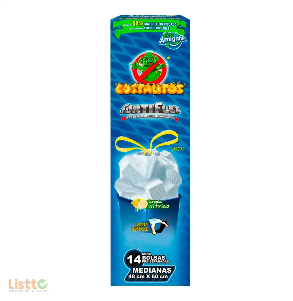 Bolsa para Basura Costalitos Mediana 14 pz.