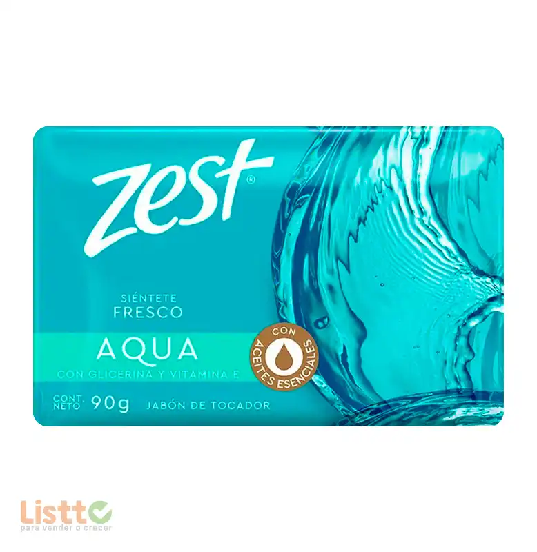 Jabón de Tocador Zest Aqua 100 gr.