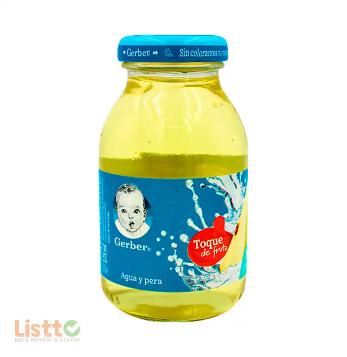 Gerber Jugo Pera Splashers Etapa 2 175 ml.