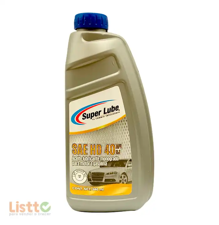 Súper Lube Monogrado SAE H.D. 40 946 ml.