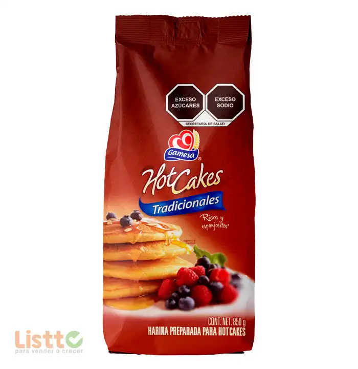 Harina para Hot Cakes Gamesa 800 gr.