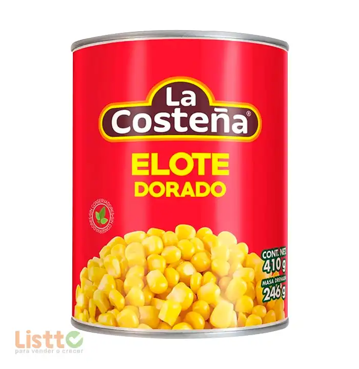 Elote Dorado en Grano La Costeña 410 gr.