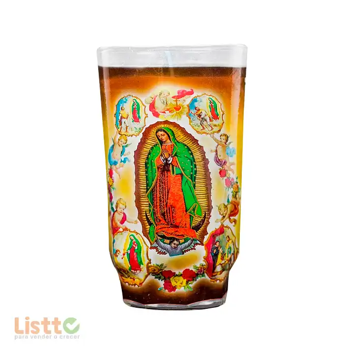 Veladora México Michelada Virgen de Las Apariciones Pz