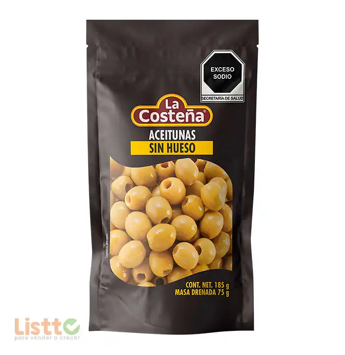 Aceituna La Costeña Sin Hueso Doy Pack 185 gr.