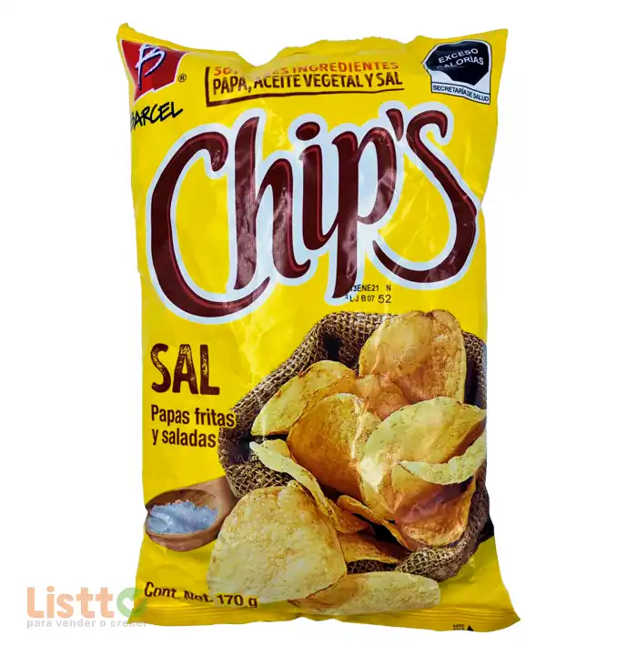 Barcel Chips Sal 170 gr.