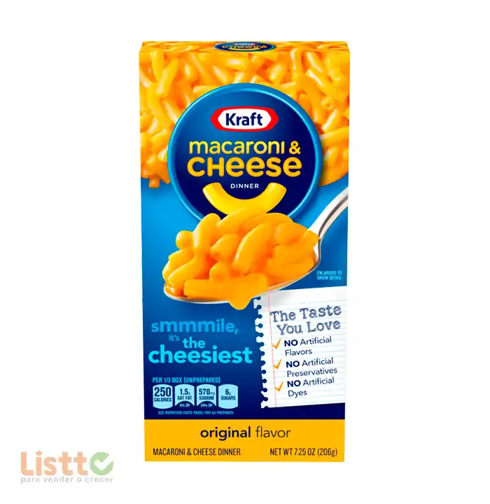 Macaroni & Cheese Kraft 206 gr.