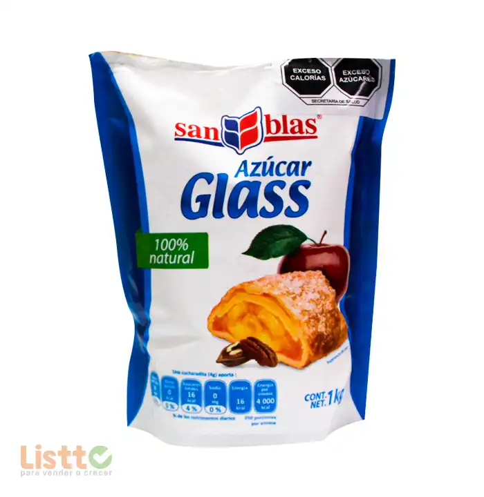 Azúcar Glass San Blas 1 kg.