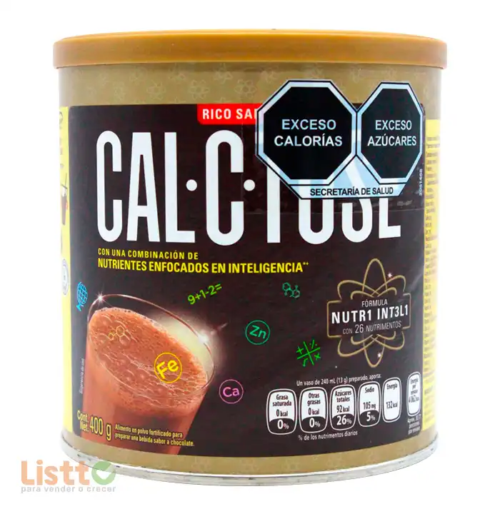 Chocolate Cal-C-Tose Lata 400 gr.