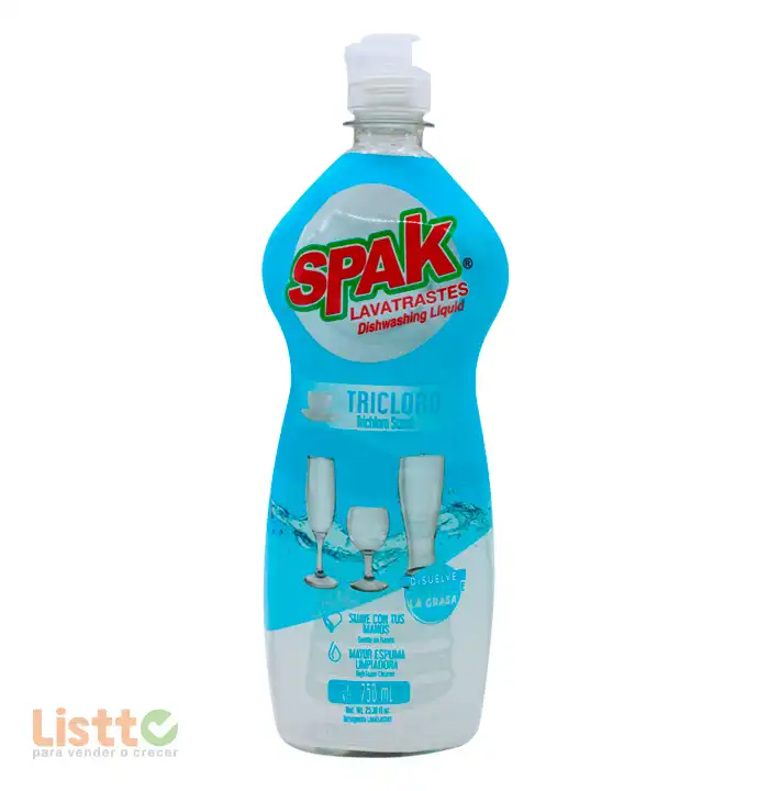Detergente Spak Tricloro Líquido 750 ml.