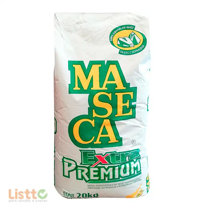 Harina de Maíz Maseca Extra Premium 20 kg.