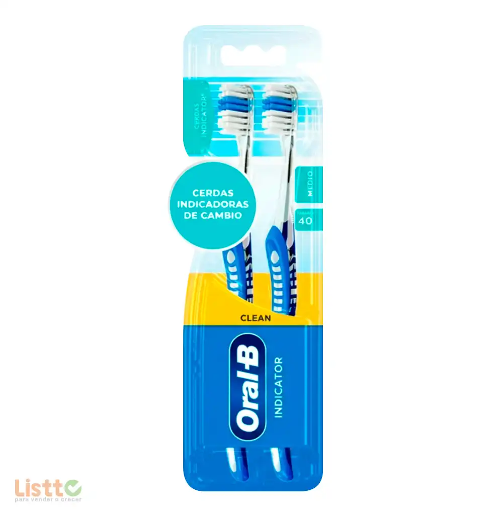 Cepillo Dental Oral B 40 Plus 2 pz. Oferta