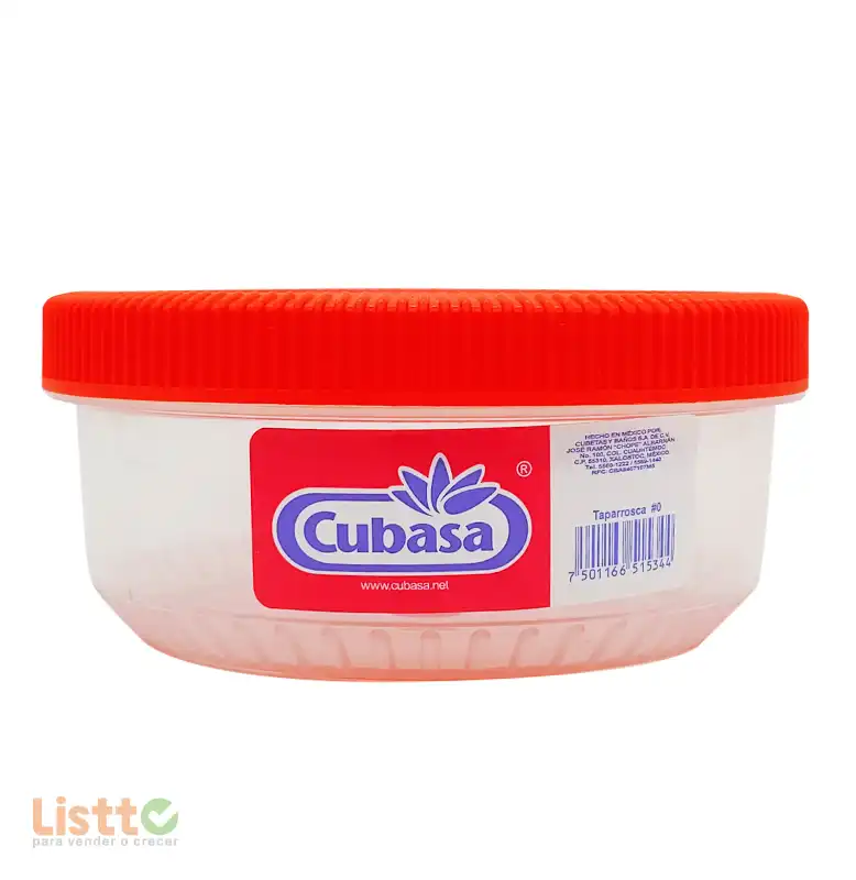 Bote con Tapa Rosca Cubasa Número 0 Pz