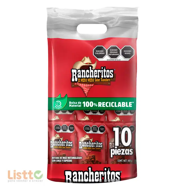 Sabritas Rancheritos 10/40 gr.