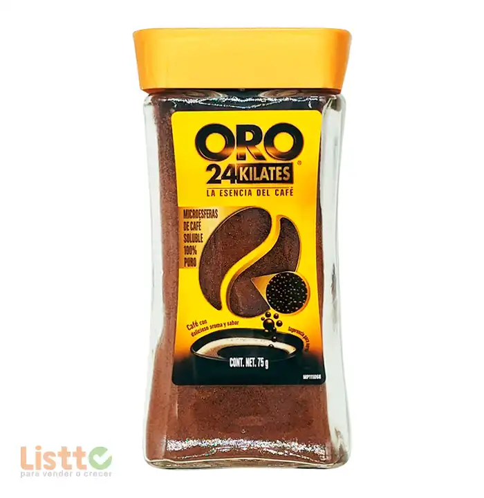Café Oro 24 Kilates 75 gr.