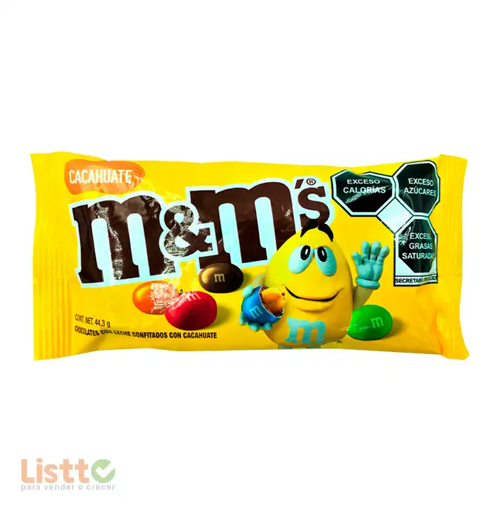 Chocolate M & M Cacahuate 44.3 gr.