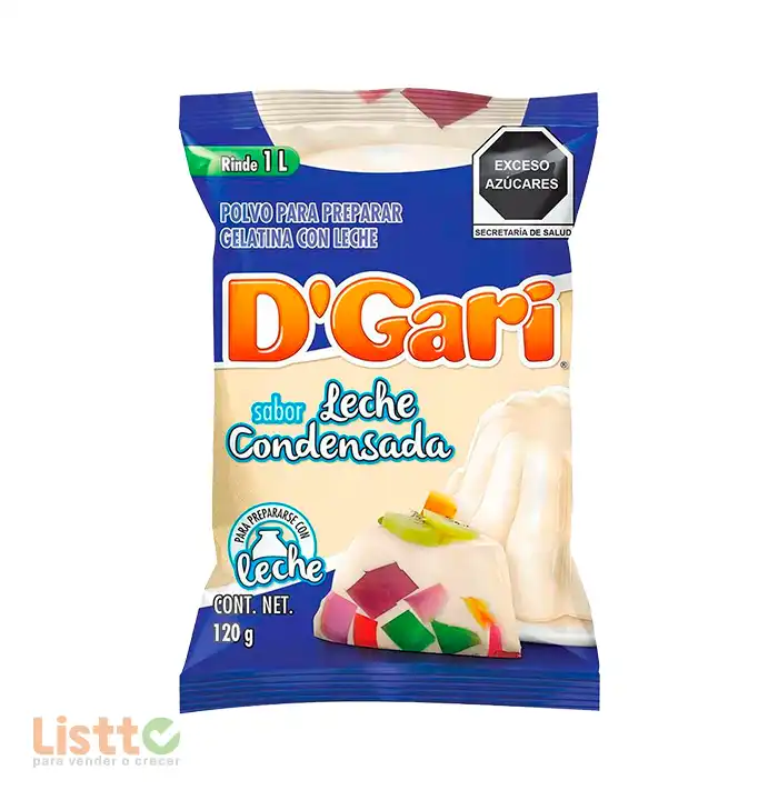 Gelatina D Gari Leche Condensada 120 gr.