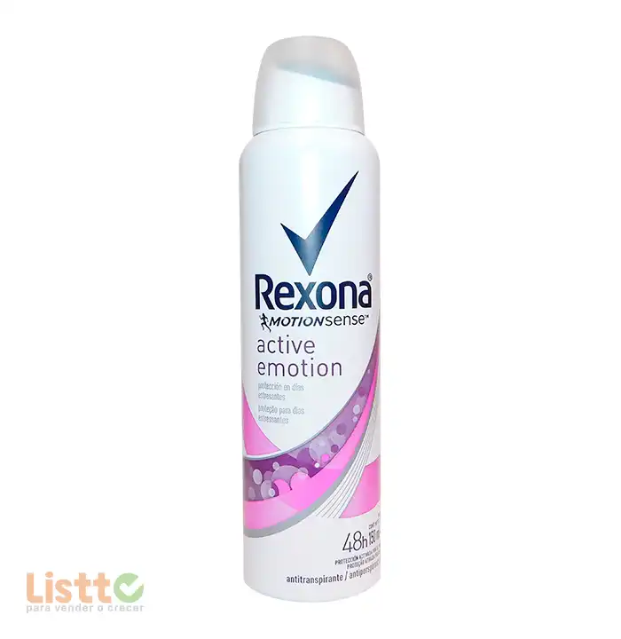 Desodorante Rexona Active Emotion Mujer Aerosol 150 ml.