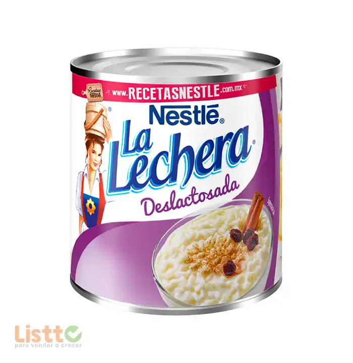 Leche Nestlé La Lechera Deslactosada 384 gr.