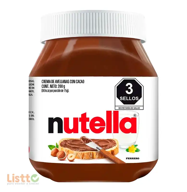 Crema de Avellana Nutella 200 gr.
