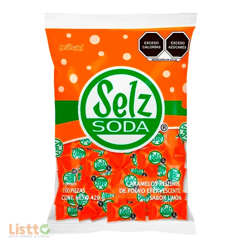 dulce Anahuac Selz Soda 100 Pz.
