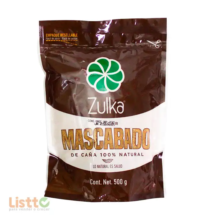 Azúcar Mascabado Zulka 500 gr.