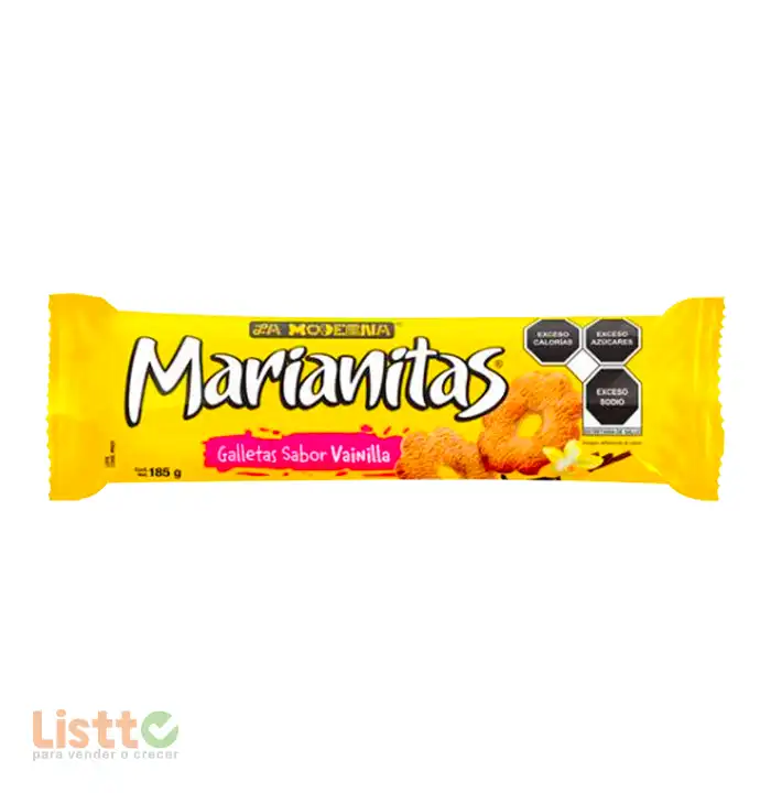 Galletas La Moderna Maríanitas Vainilla 185 gr.