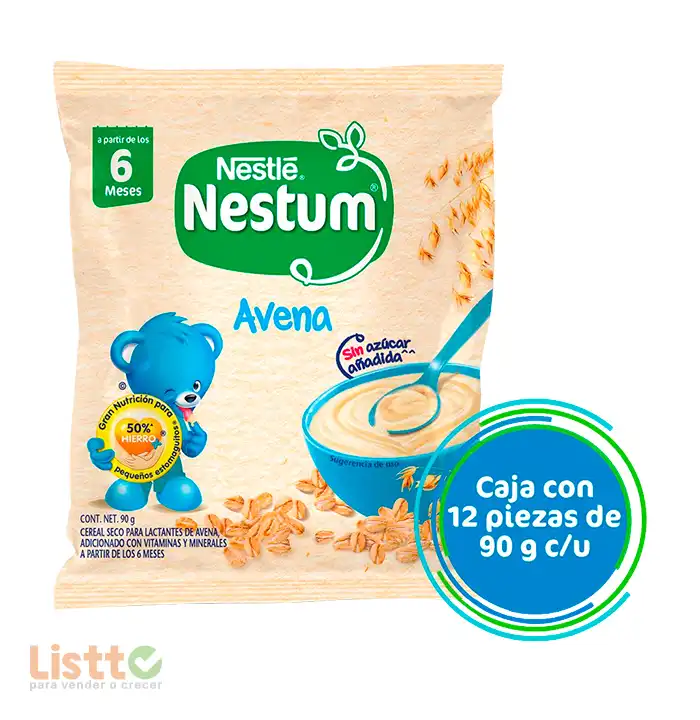 Cereal Nestum Avena Etapa 1 Bolsa 90 gr.