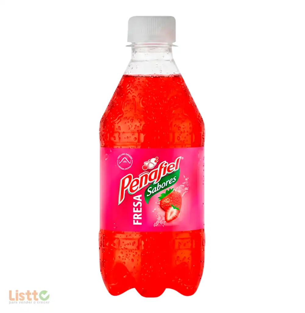 Refresco Peñafiel Fresa 355 ml.