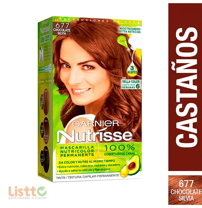 Tinte Nutrisse Chocolate Número 677 pz.
