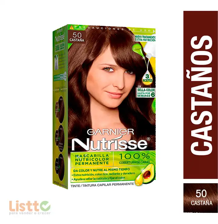 Tinte Nutrisse Castaña Número 50 pz.