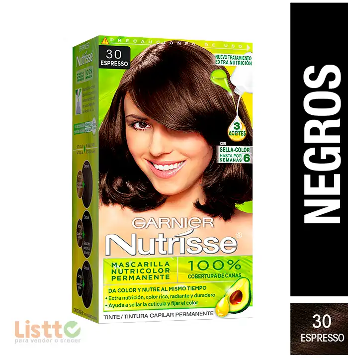 Tinte Nutrisse Espresso Número 30 pz.