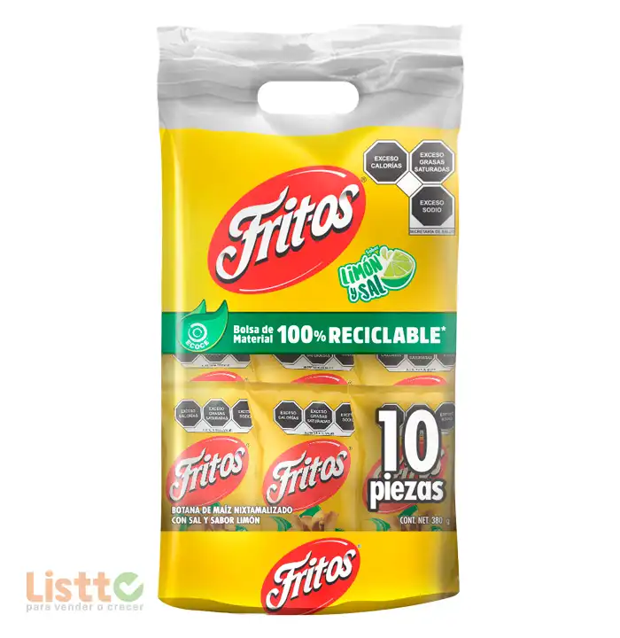 Sabritas Fritos Sal y Limón 10 pz.